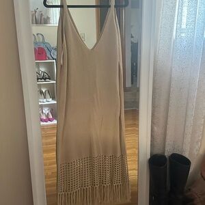 Fashion Nova crochet fringe dress